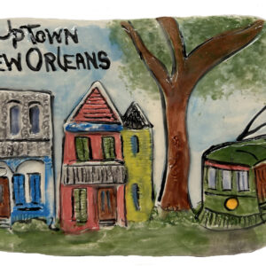 Uptown New Orleans Ceramic Plaque